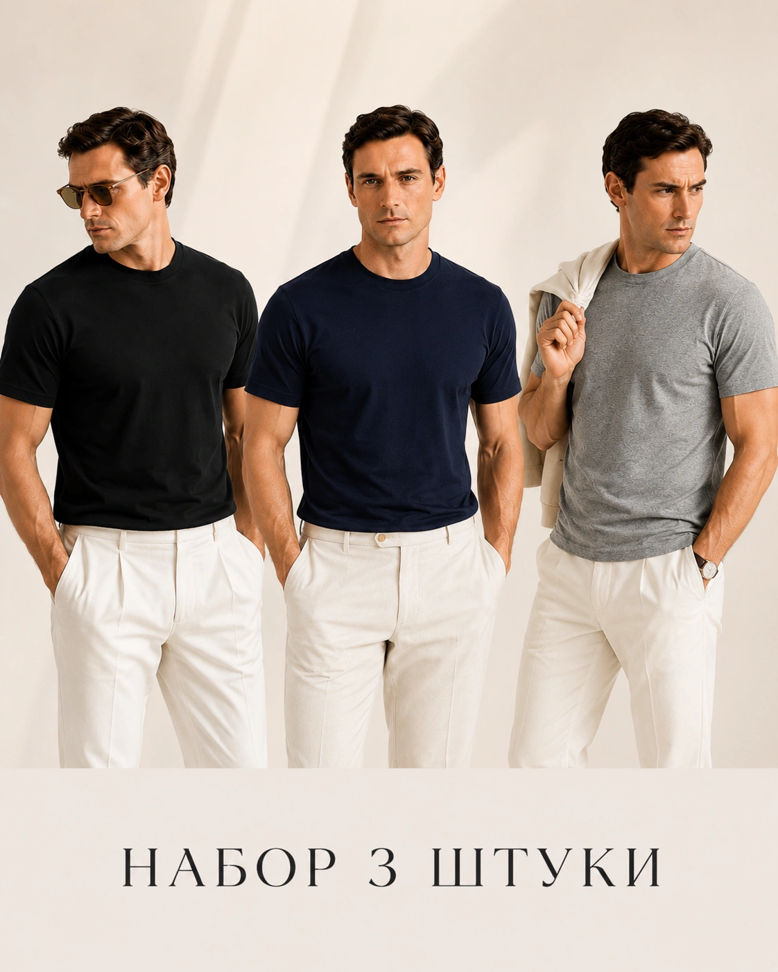 Мужская базовая футболка
